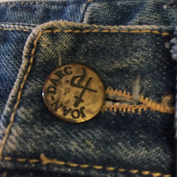Vintage 80’s Joan D’arc Jeans EUC 👀 😱 ankle zippers blue denim 🇫🇷 French WOW - Picture 2 of 6